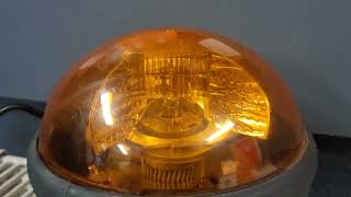 sacex ellips halogen rotating beacon amber 12v and magnetic base