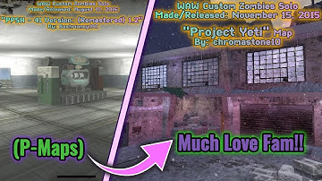 WAW Custom Zombies Solo▐ "PPSH 41 & Project Yeti" Map Completed