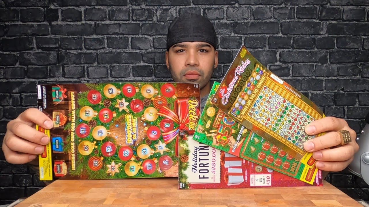 (ASMR) GUM CHEWING SCRATCH TICKETS **BIG WIN**