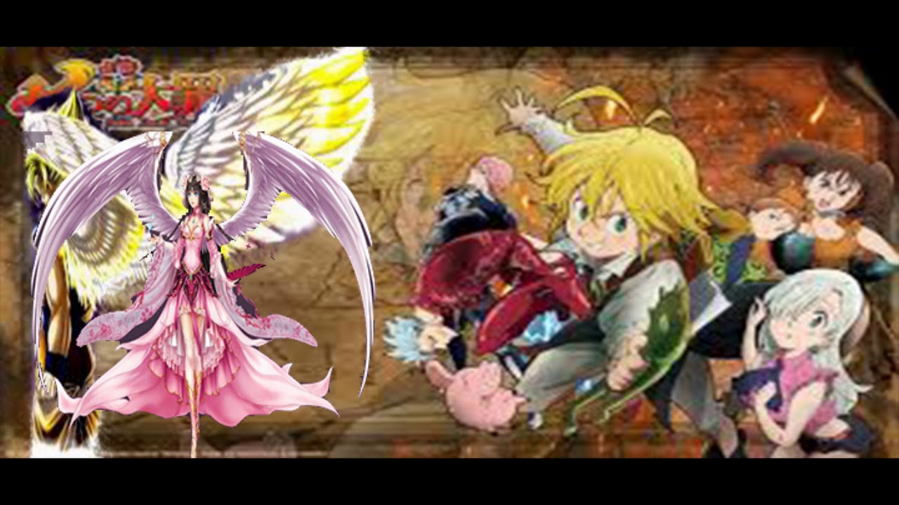 goku angel con su esposa angel en nanatsu n taisai,prologo(no me reclamen,obvio es inventada)