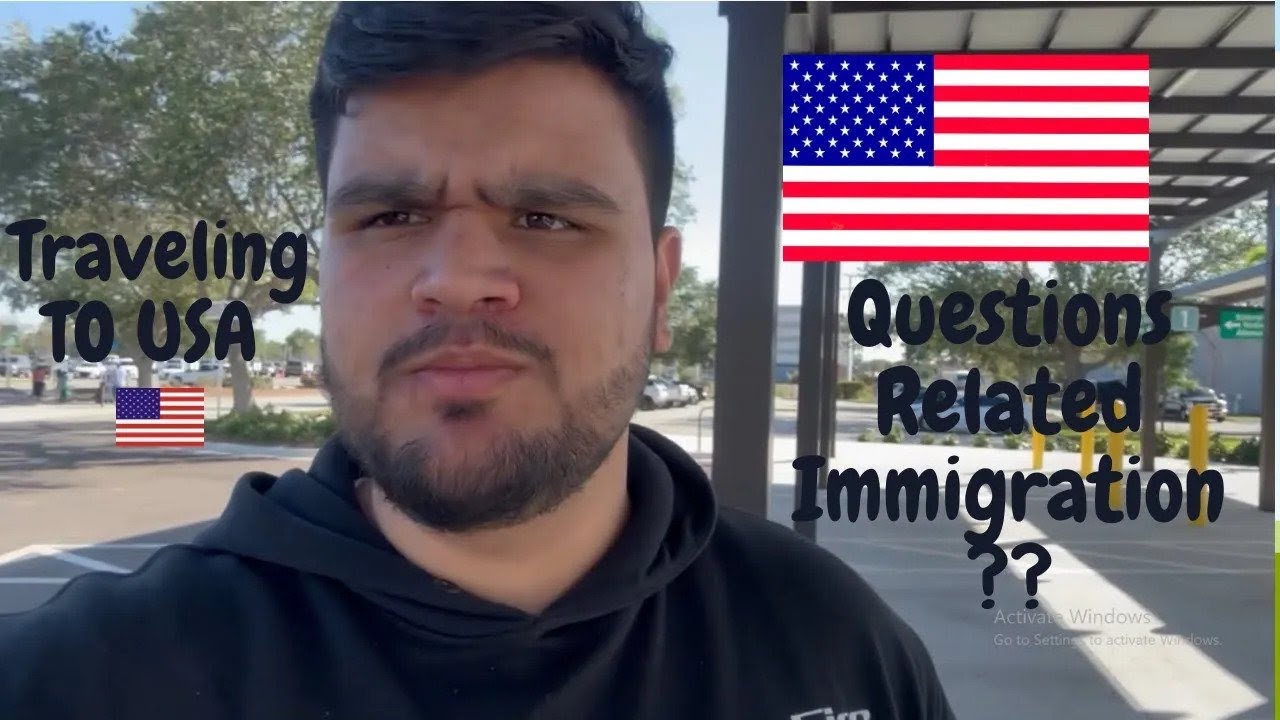 US Customs and Immigration Questions at USA Airport First Day in USA