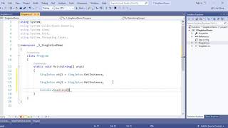 Create Singleton Class || C# || .Net [Hindi]