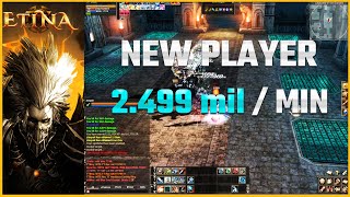 L2Etina x50 : 2,499 MIL ADENA / MINUTE as a NEW PLAYER [ Lv.1 - Lv.56 ] Resimi