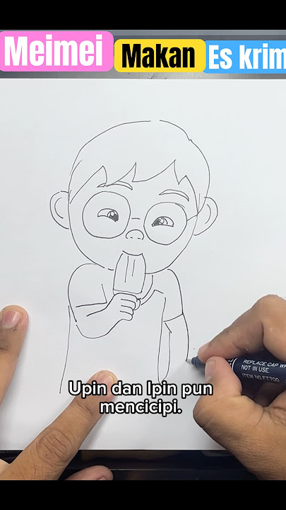 Cerita Upin Ipin Terbaru Meimei Makan Es Krim #upinipin #menggambar #upinipinterbaru
