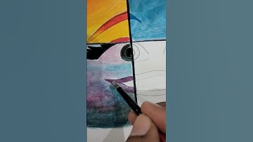 drawing ember in 4 different elements (air) || #elemental #shorts_ #airelement