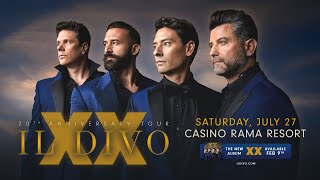 Il Divo - XX 20th Anniversary Tour 2024 live at Casino Rama Resort on July 27, 2024 Il Divo - XX 20th Anniversary Tour 2024 live at Casino Rama Resort on July 27, 2024