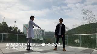 The person behind the white coat