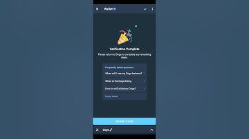 Dogs withdraw in Telegram wallet.