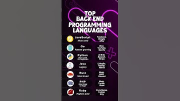 Top Back-End Programming Language 2023