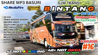BASURI 😍 BINTANG SJM TRANS 42 48 NOT MODUL AZKDUINO DAN OKDJ ❗ MP3 BASURI BUSSID 4.5