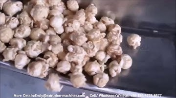 Automatic Continuous Caramel Popcorn Making Machine，Automated Continuous Caramel Popcorn Production