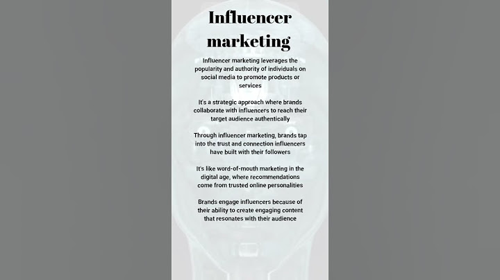 What is Influencer marketing - computer science #computerknowledge #shorts
