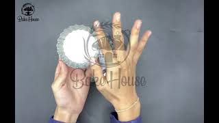 Bake House | Mini Tart Pie Pan Silver Tin  |  Bake House