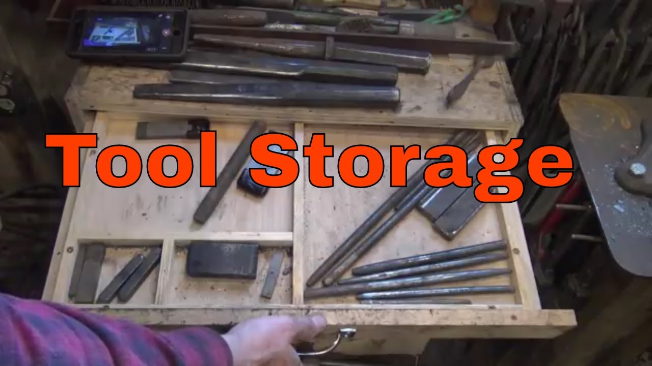 tool storage options for the blacksmith shop basic blacksmithing