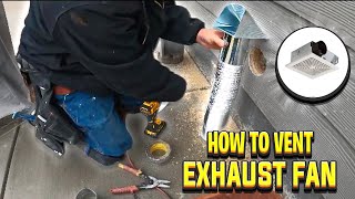 How to Run Bathroom Exhaust Fan to Exterior of Home /#2022#Handyman