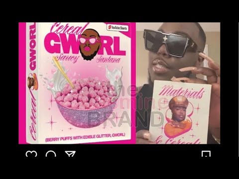 Saucy Santana Lands A Cereal Deal With YouTube - YouTube