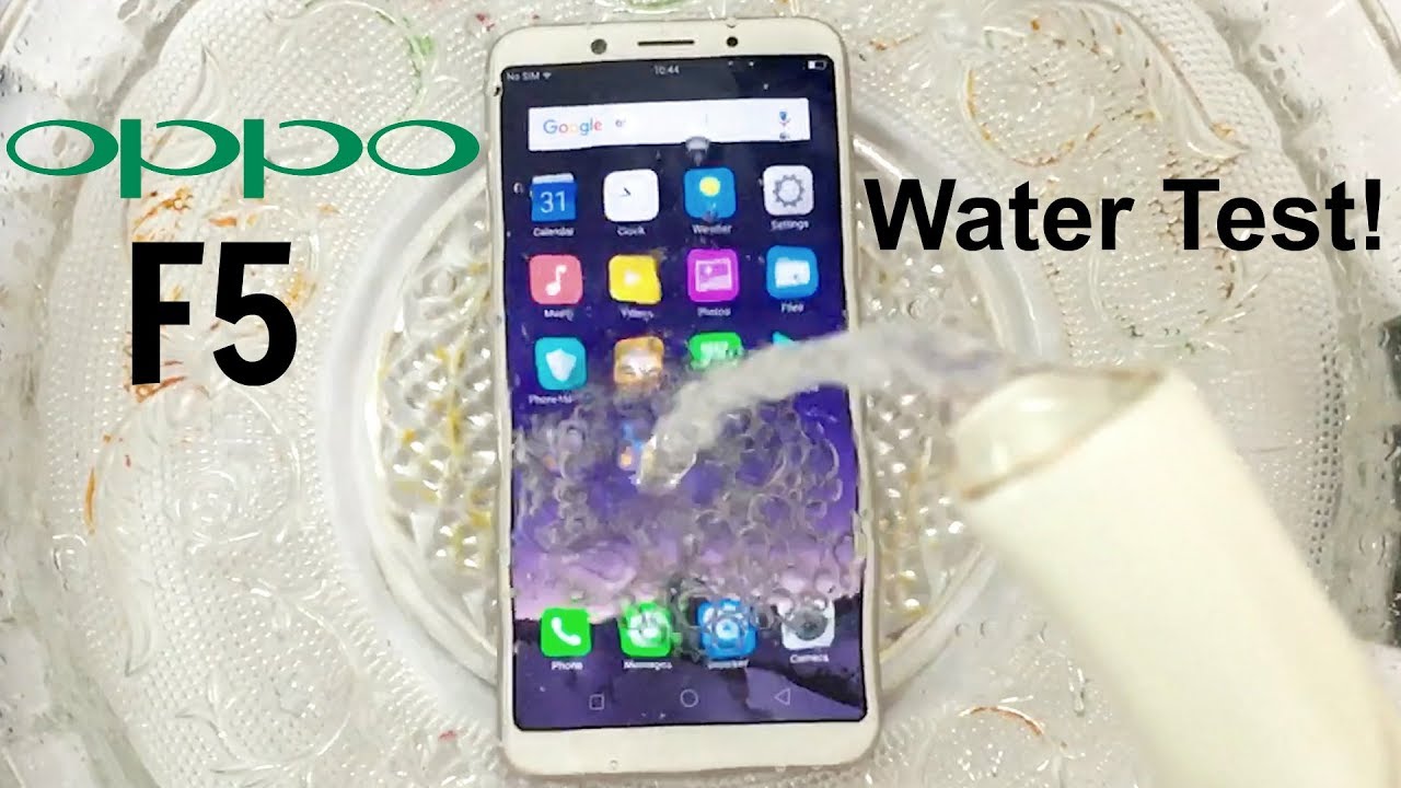 Oppo F5 Water Test! Actually Waterproof?