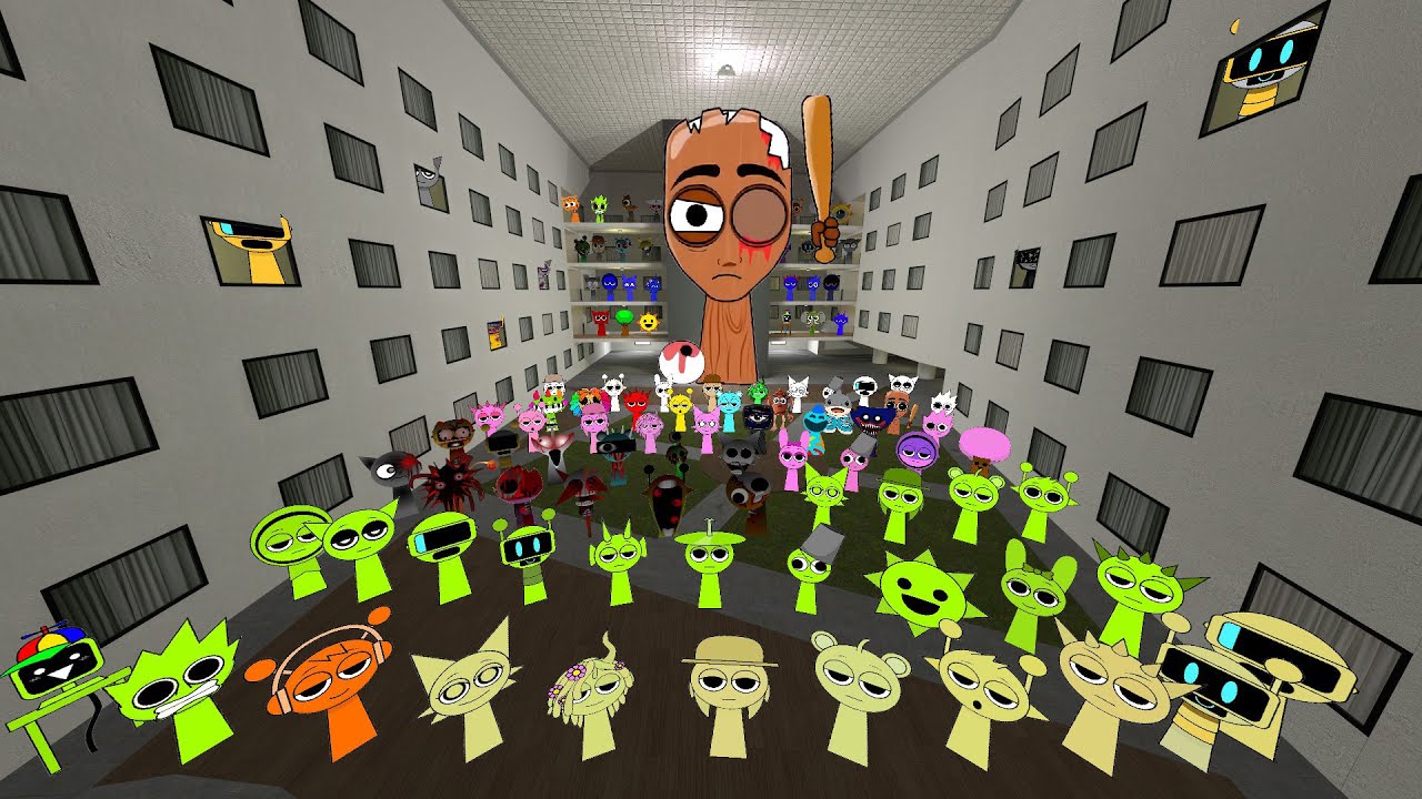 BIG NIGHTMARE TUNG TUNG SAHUR WANTS ME TO HELP THEM FROM FULL HOTEL OF ANGRY SPRUNKI in Gmod