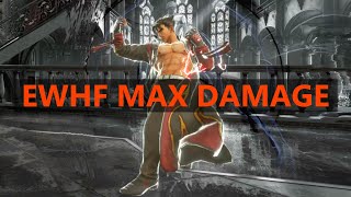 Jin EWHF True Max Damage Combo (78 Damage)