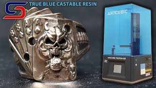 Siraya Tech True Blue castable resin on the Anycubic Photon D2 DLP 3D printer - by VOG
