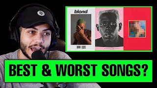 Best &amp; Worst Songs from These Albums