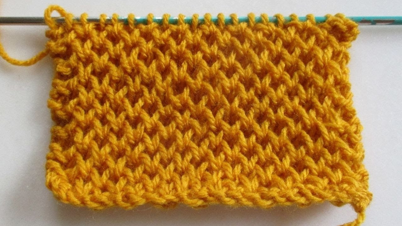 Le point petits rayons de miel - La Grenouille Tricote