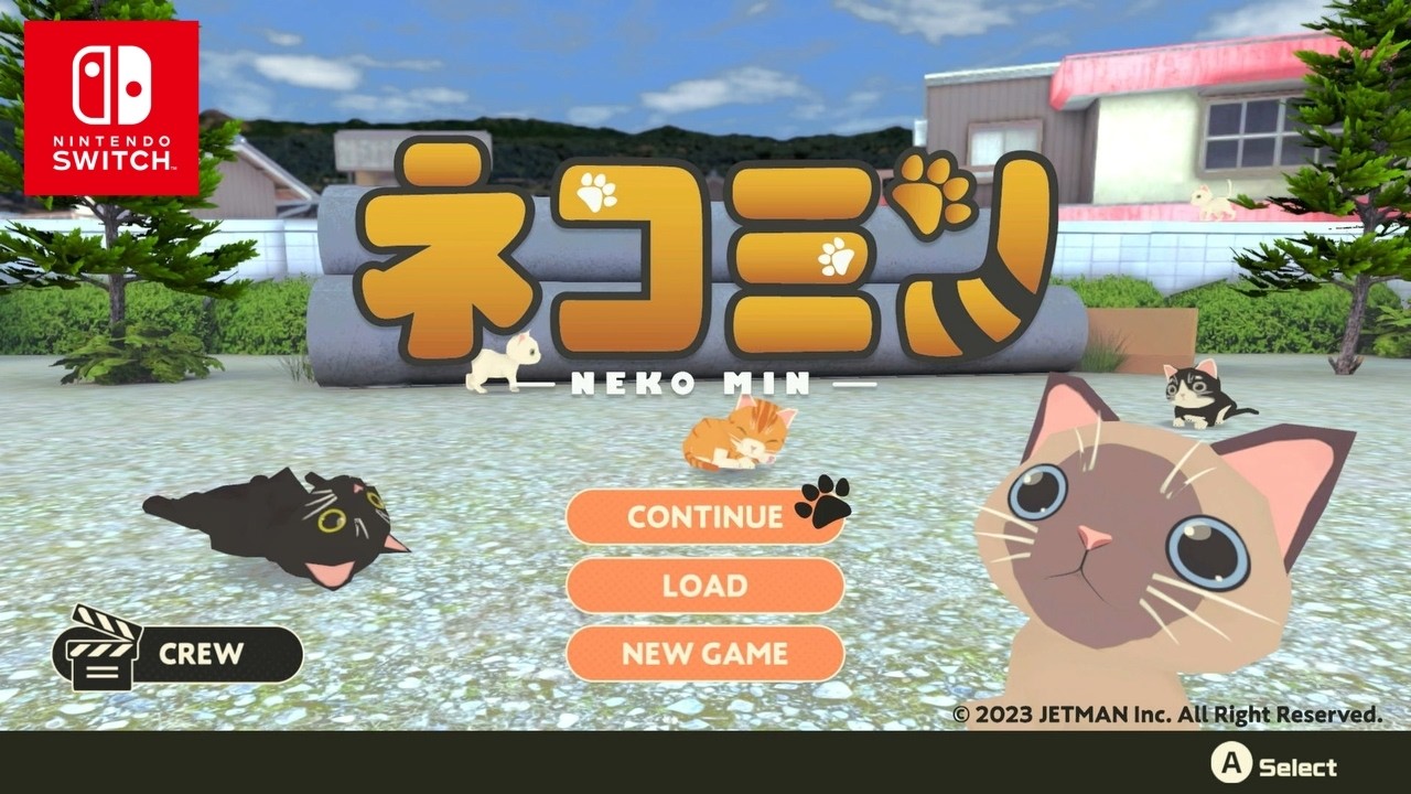 I played Nekomin on Cat Day! Nintendo Switch version of the new