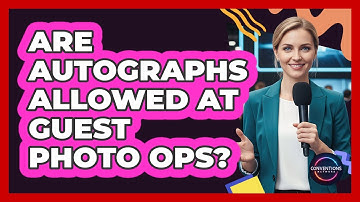 Are Autographs Allowed At Guest Photo Ops?