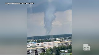 Chwile grozy na Śląsku. Tornado zeszło bardzo blisko domów