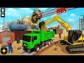 Road Builder Real City Construction _ Real Jcb Excavator Simulation _Android Gameplay
