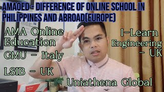 AMAOed (Pagkakaiba ng Online School sa Pilipinas at Abroad)