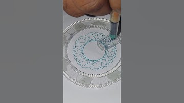 This beautiful shape with a small mistake – can yo #spirographs #asmrvideo #satisfying #art #pattern