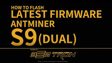 *360TRON* Antminer S9D Flash Firmware Tutorial