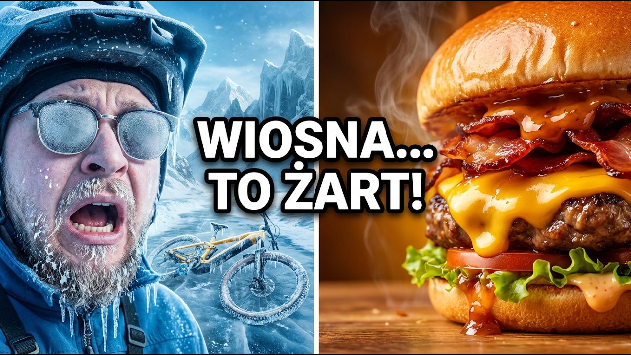 LÓD vs ROWERY! Myśleliśmy, że to już WIOSNA... I Test burgerów w CHAPS I VLOG