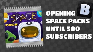 Opening Blooket SPACE Pack Until 500 Subscribers
