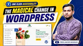 How To Add and  Configure The One Click Accessibility Plugin in Wordpress by Freelancer Mannan