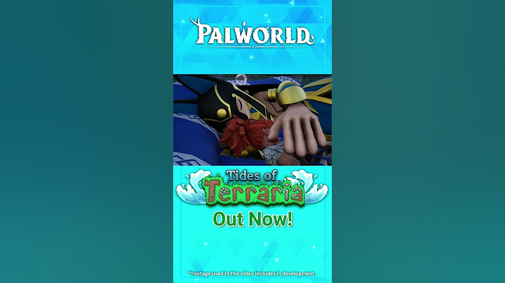 🌊 Palworld: Tides of Terraria is out now! 🌊 Sleep together with your Pals!