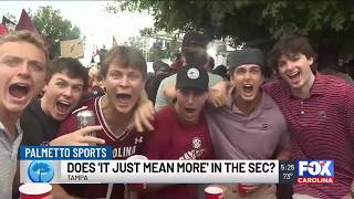 Does 'It Just Mean More' in the SEC Gamecocks presents their take at Media Days