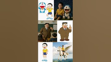 Doraemon Real Life: Nobita, Doraemon, Shizuka, Suneo, Jaian #shorts #doraemon