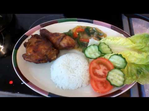 How to cook Baked chicken and rice - YouTube