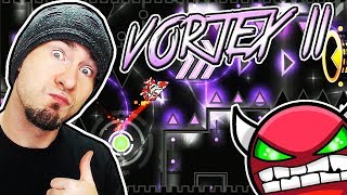 AN EASY HARD DEMON? ~ Geometry Dash HARD DEMON | VORTEX II by AlbinoMaster