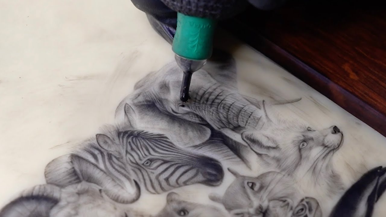 Tattoo tutorial (elephant 🐘 77.9tattoo) 서울타투 seoultattoo 동물타투 animaltattoo