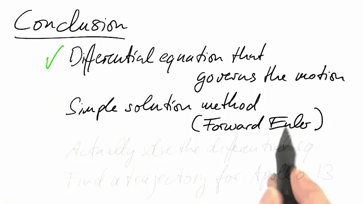 Conclusion - Differential Equations in Action