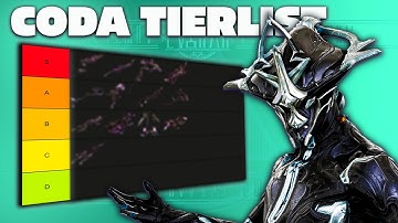 The Coda Weapons Tierlist in Warframe