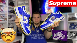 Are These Really Worth $1000+?! 🤯 Supreme Nike SB Hyper Royal Review On Feet 4K