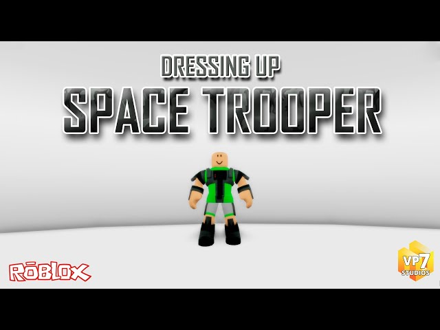 ROBLOX SERIES 11 WAR SIMULATOR SPACE TROOPER WITH CADET SPACE