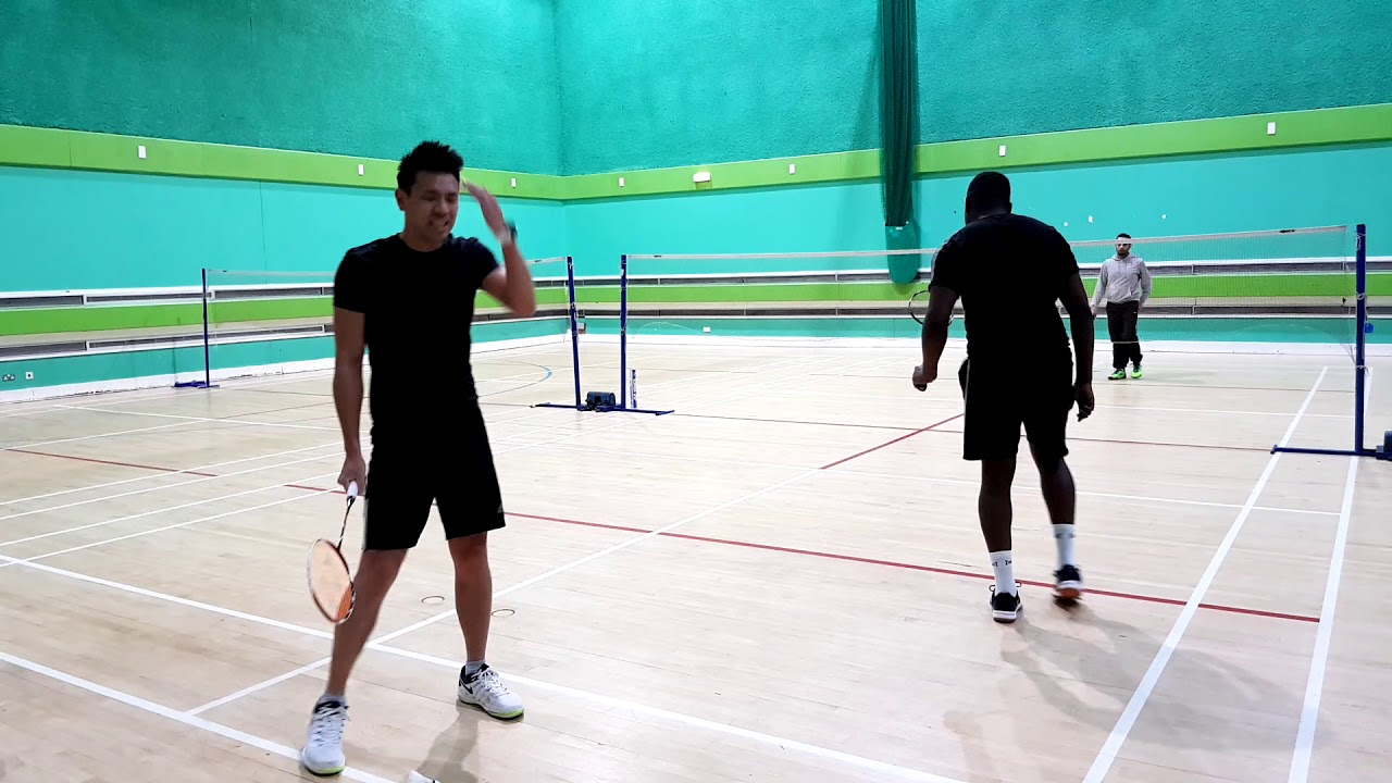 Badminton 23.11.19: Hilton & Raph v Jon & Andrea - YouTube
