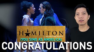 Congratulations (Hamilton Part Only - Karaoke) - Hamilton (Cut)