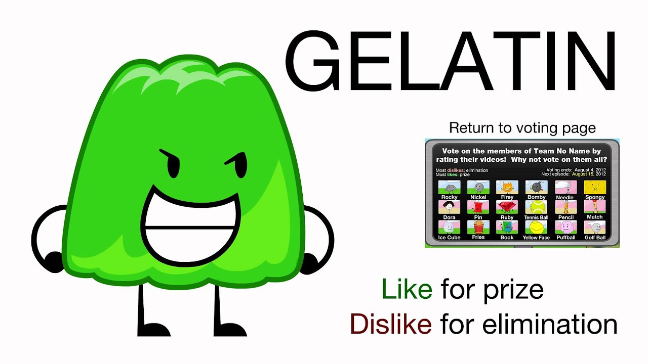 Vote for Gelatin (BFDIA 2) - Vote for Gelatin!