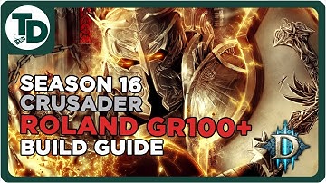 Insanely Strong Crusader Build | Roland Sweep Attack Crusader | Diablo 3 Season 16